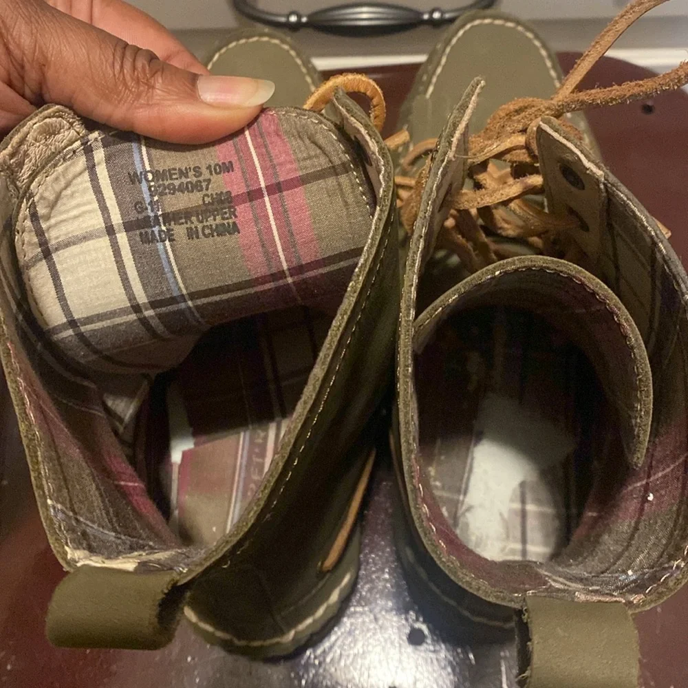 Sperry Top-Sider green boots. Women’s Size 10 - Picture 5 of 16